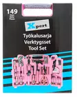 TYÖKALUSETTI LADY 149-OS Pinkki työkalusarja - Hylsysarjat ja työkalusarjat - 6410412812414 - 2