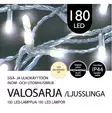 ULKOVALOSARJA LED 180Led Kylmä valkoinen - Valosarjat verkkovirta - 6438159125314 - 1