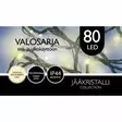 ULKOVALOSARJA LED 80Led Lämmin valkoinen - Valosarjat verkkovirta - 6438159119504 - 1