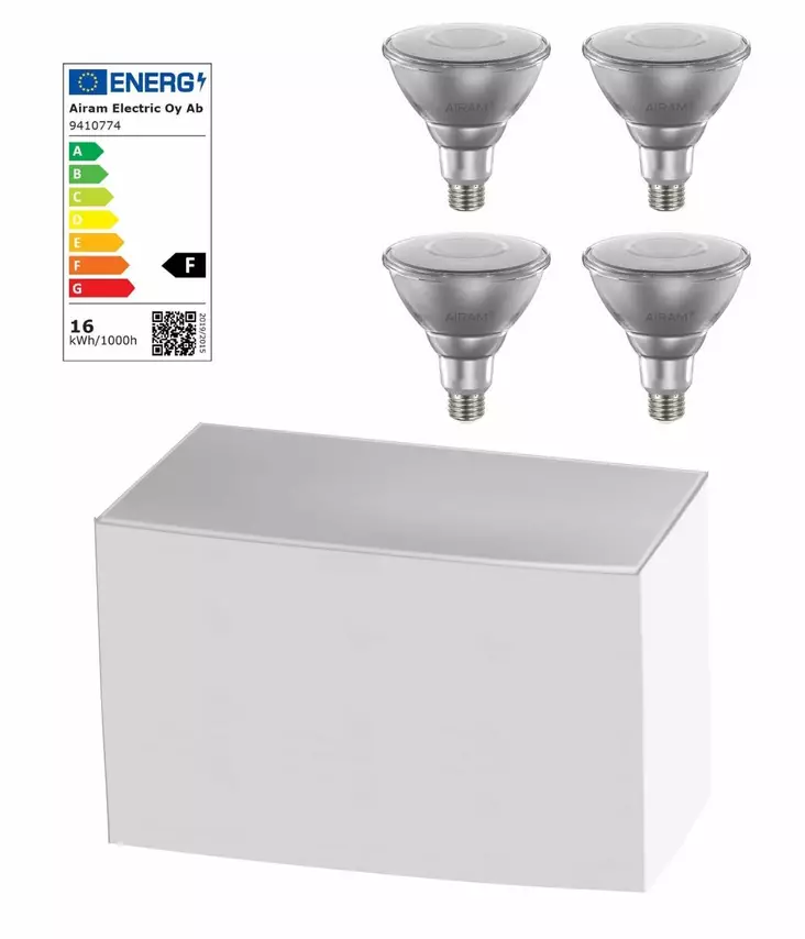 LED PAR38 830 1540lm E27 40D IP65 4KPL - Lamput E27 kanta - 834834 - 1