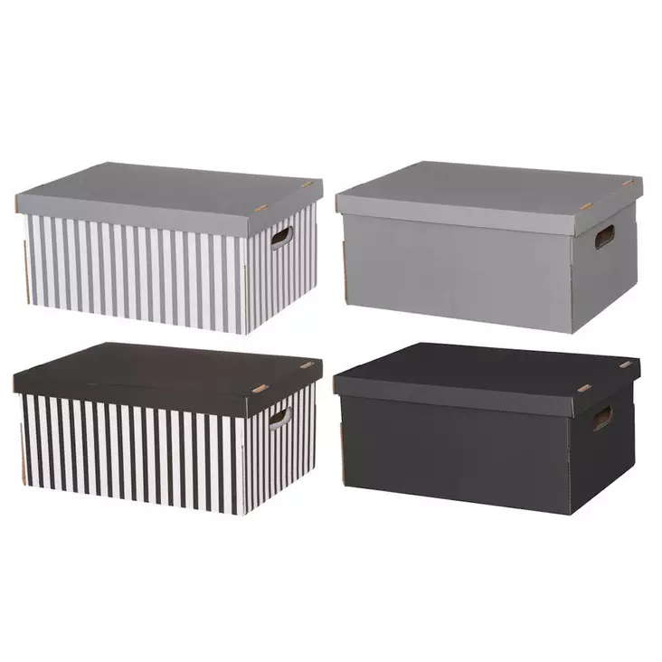 Kotilaatikko Raita 2kpl - Sisustuskorit ja puulaatikot - 6410412218124 - 1