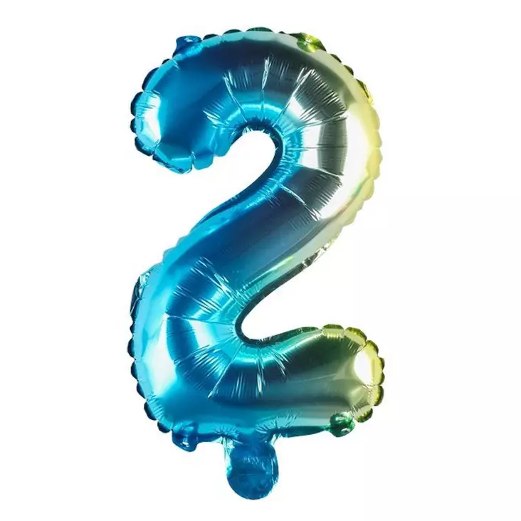 Folionumeropallo 2 - Vappukoristeet ja -tarvikkeet - 6410416333984 - 1