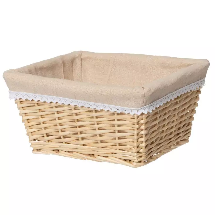 Herkkukori neliö natural - Sisustuskorit ja puulaatikot - 6410416391434 - 1