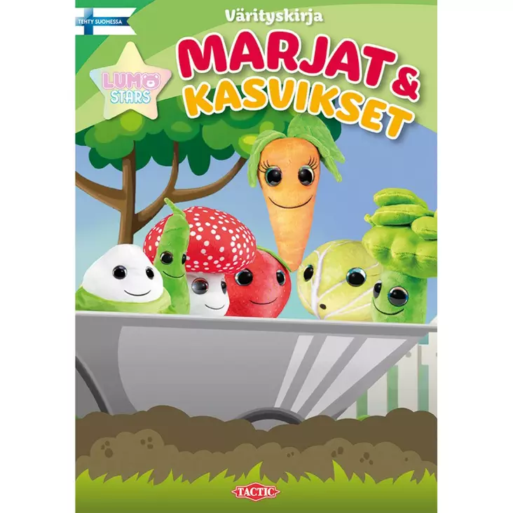 Lumo Stars Marjat ja kasvikset värityskirja - Värityskirjat ja puuhakirjat - 6416739587554 - 1