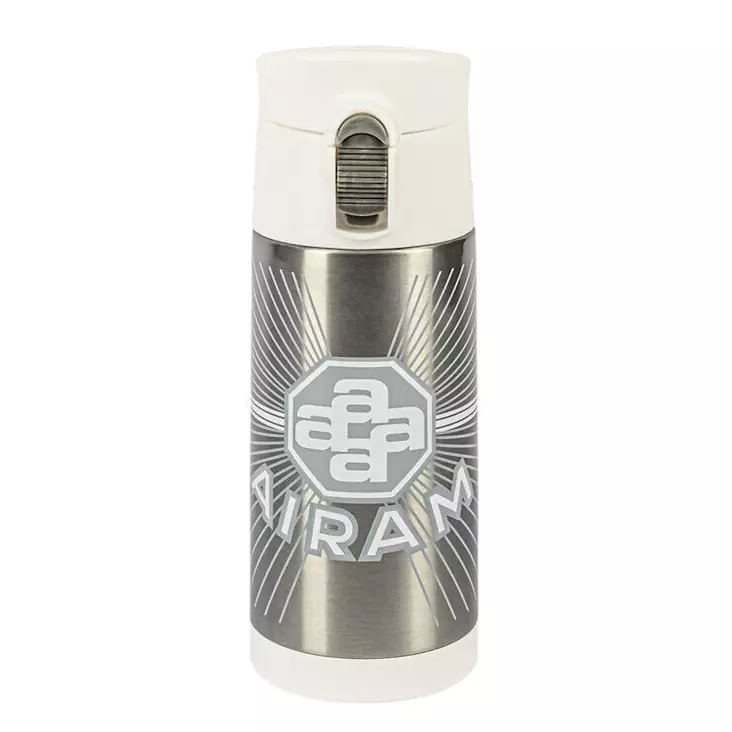 Airam Klassikko teräsmuki 0,35L harmaa - Termospullot, -mukit ja ruokatermokset - 6435200316004 - 1