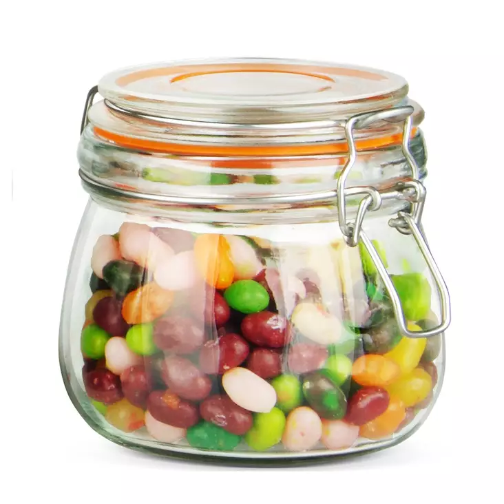 Lasipurkki 500ml patenttikannella - Lasipullot, purkit ja säilöntä - 6438168097794 - 1