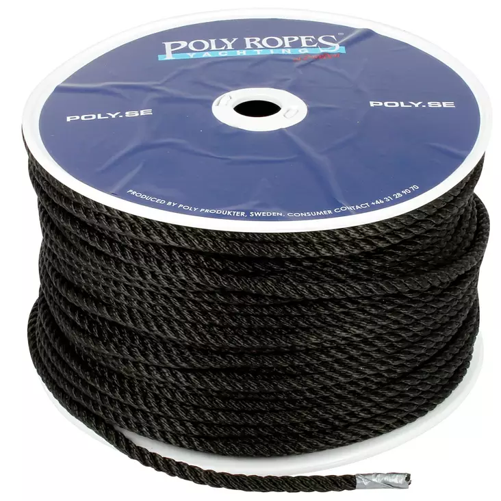 KÖYSI POLYSOFT 8MM 150M MUSTA 870KG - Köydet ja narut - 7314250058494 - 1