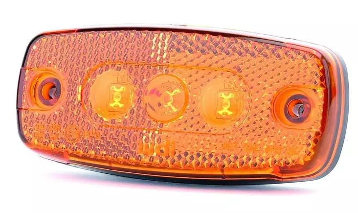 Äärivalo keltainen led 12V - Peräkärryn äärivalot ja polttimot - 6438168094694 - 1