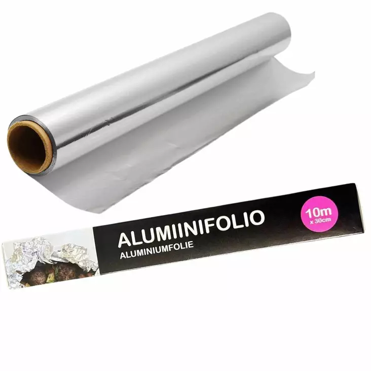 ALUMIINIFOLIO 10M 30cm 10 mic - Alumiinifoliot ja -vuoat - 6438159896474 - 1