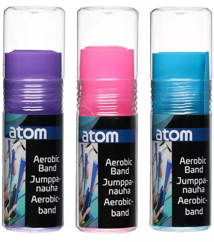 Jumppakuminauha lajitelma. - Sisäliikunta ja jumppaaminen - 6410412782144 - 1