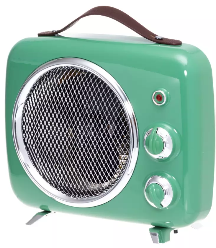 Bellus Puhallinlämmitin Retro vihreä 2000W - Rakennuslämmittimet ja lämpöpuhaltimet - 6410416081304 - 1