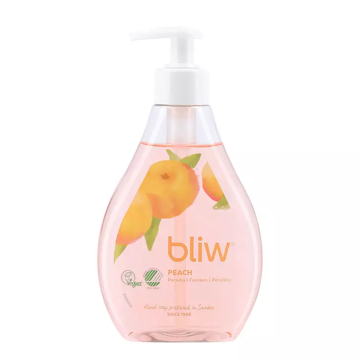 Bliw Nestesaippuapumppuplo peach 300ml - Käsisaippuat - 7310617311974 - 1
