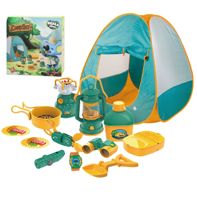 Camping de luxe telttasetti lapsille - Kotileikit - 6438484009044 - 1
