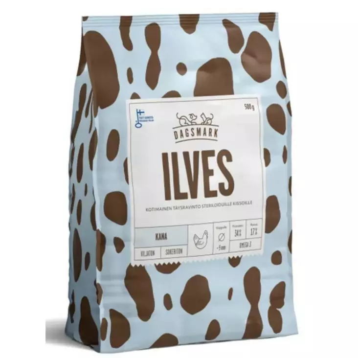 Dagsmark Ilves Viljaton Kana 500G - Kissanruoat ja herkut - 6430066384594 - 1
