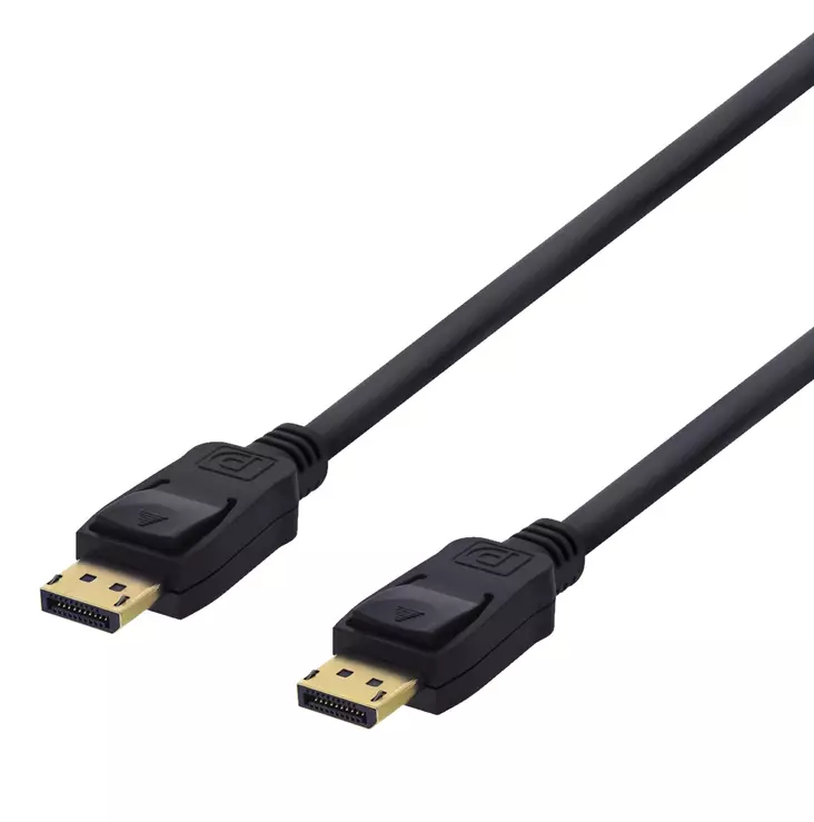 displayport kaapeli 2m deltaco - Oheislaitekaapelit ja adapterit - 7333048051264 - 1