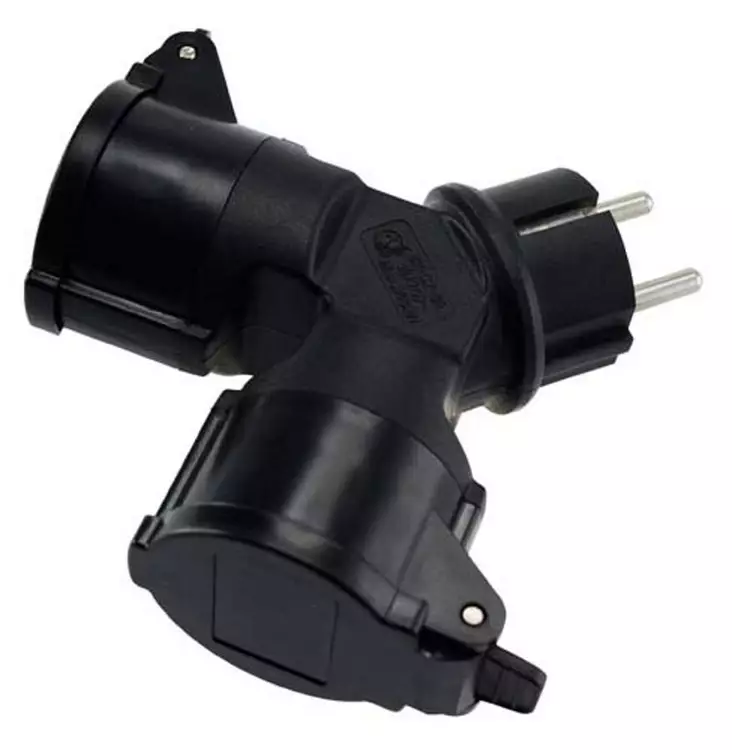 HAAROITIN 2-OS IP44 - Pistorasiat, haaroittimet ja kytkimet - 6438140940094 - 1