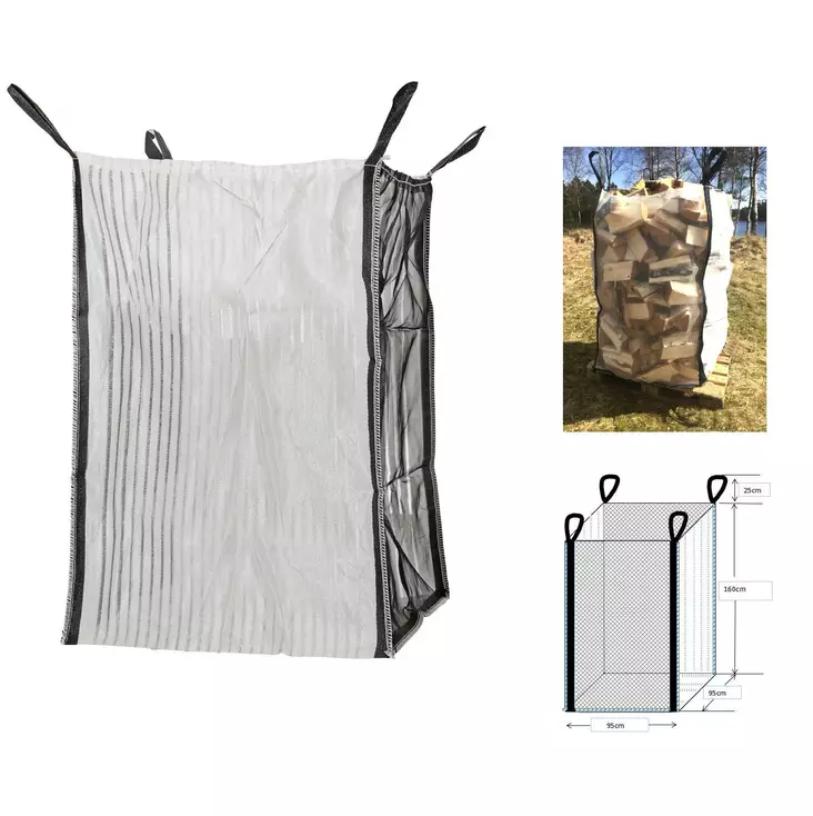 Halkos=C3=A4kki klapis=C3=A4kki nostorakseilla polttopuus=C3=A4kki - Klapisäkit - 6430077740334 - 1