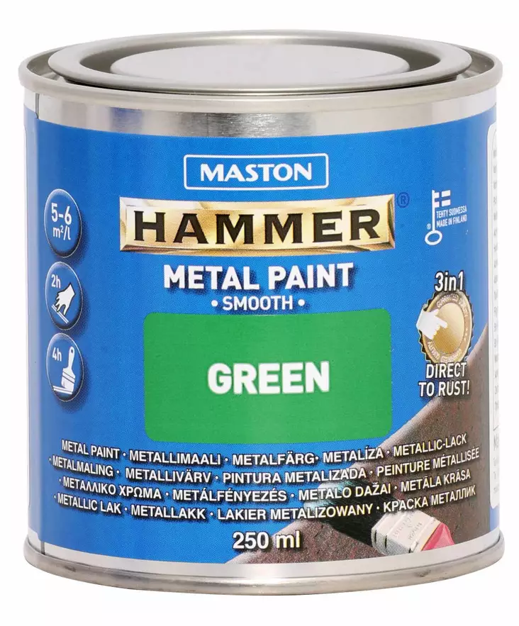 MAALI TUMMANVIHR.250ML SILE=C3=84P. - Metallimaalit - 6412498860044 - 1