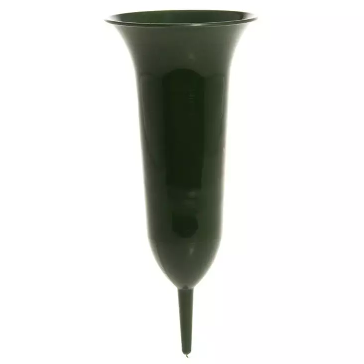 Hautamaljakko vihreä muovinen 26cm - Ulkoruukut - 6410412110244 - 1