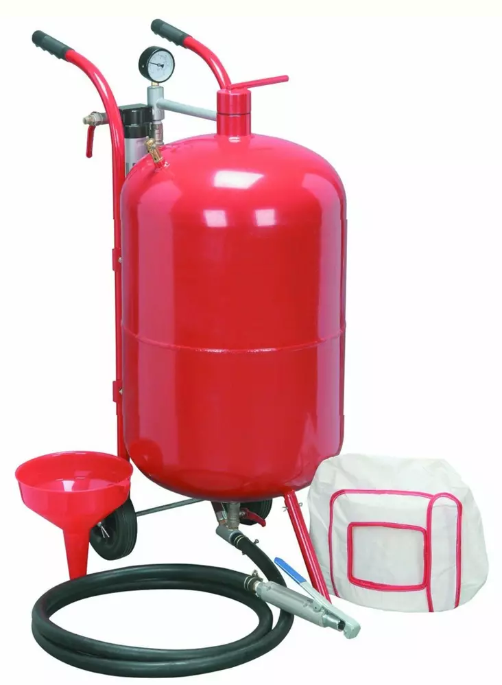 Hiekkapuhalluslaite 40ltr - Hiekkapuhallus ja soodapuhallus - 6438168037134 - 1