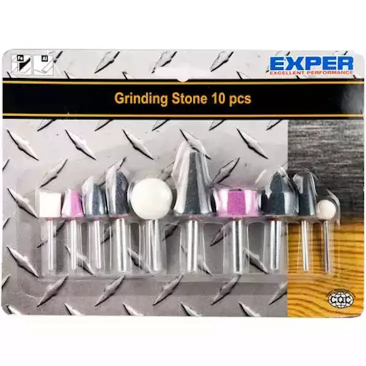 Hiomakivisarja 10 Osainen Exper - Lattiahiomakivet - 6438081001984 - 1