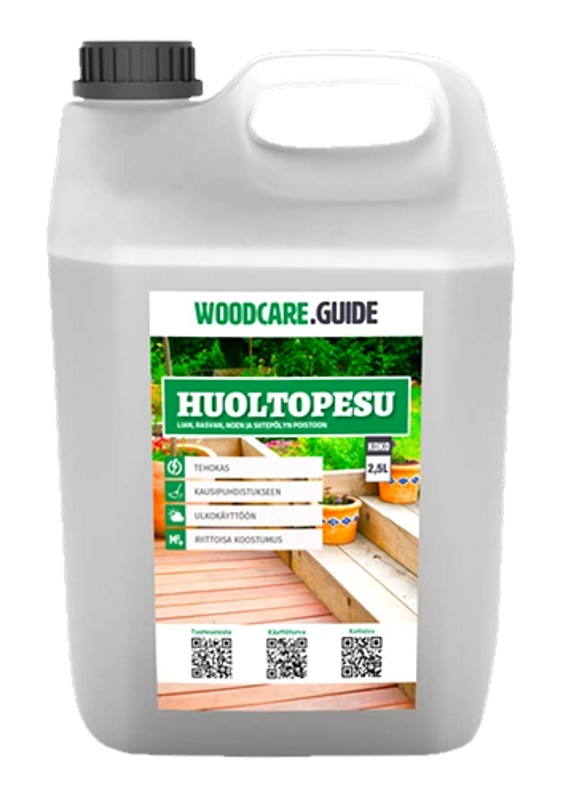 HUOLTOPESU 5LTR WOODCARE - Erikoispuhdistusaineet - 6418091101034 - 1