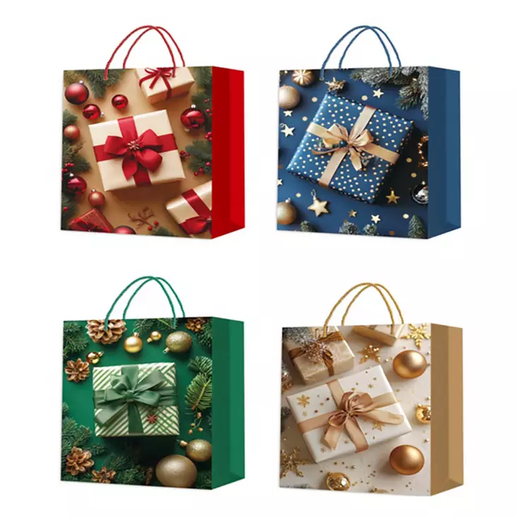 Joulu lahjakassi 42x31x12cm - Lahjakassit joulu - 6438506008994 - 1