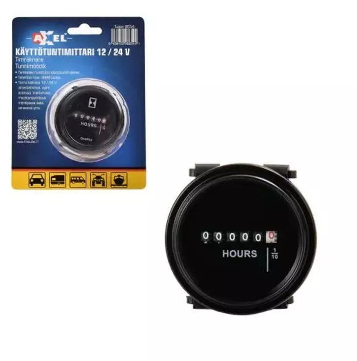 K=C3=A4ytt=C3=B6tuntimittari erilaisiin ty=C3=B6koneisiin ja moottorei=
hin - Sähkömittarit - 6438152086544 - 1