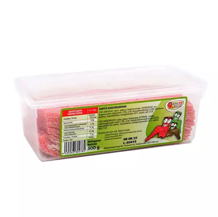 KIRPEÄ MANSIKKAREMMI 300G - Makeiset ja naposteltavat - 8435063804784 - 1