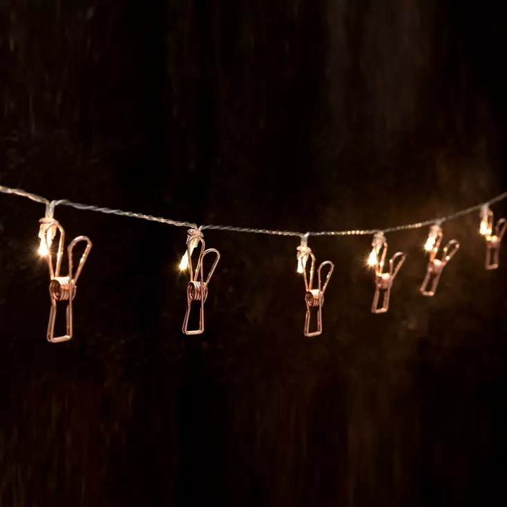 KLIPSI 10LED SARJA RUUSUKULTA FINNLUMOR - Valosarjat paristokäyttöiset - 6410413175464 - 1