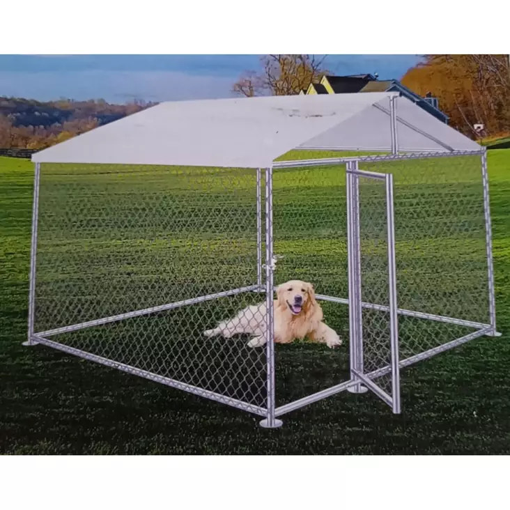 Koiratarha kenneli katoksella - Koirankopit ja tarhat - 6438159332064 - 1