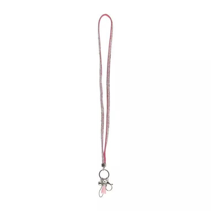 Korukaulanauha / avainnauha, pinkki - Korut - 6410416556604 - 2