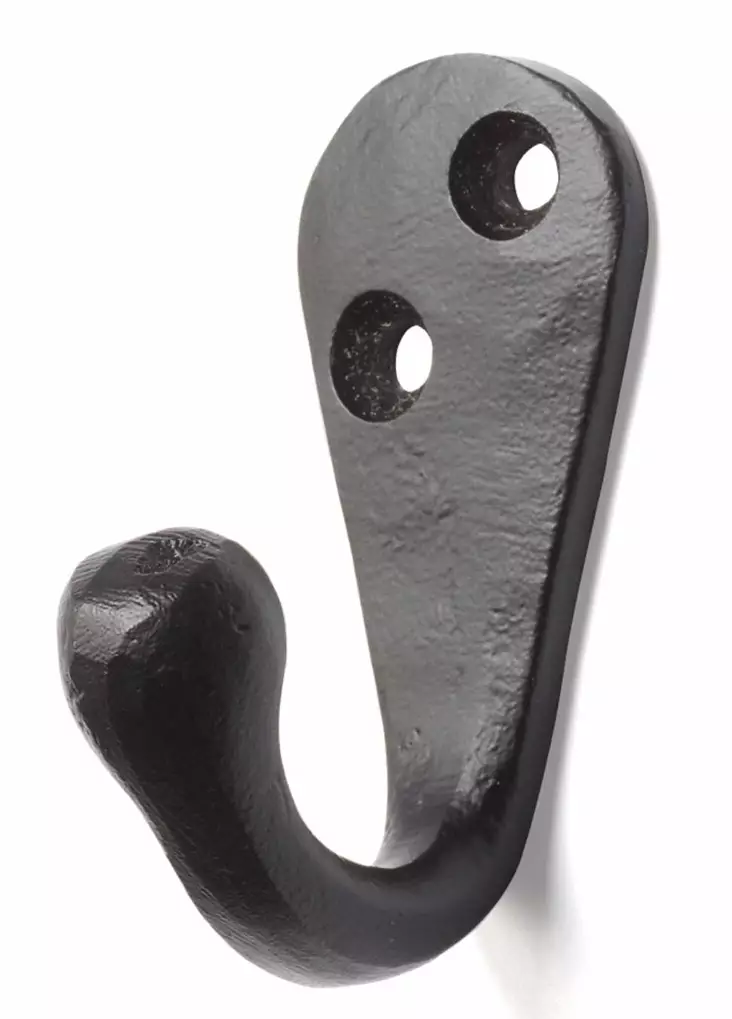 KOUKKU TAOTTU MUSTA HABO - Koukut, naulakot ja telineet - 7317900186264 - 1