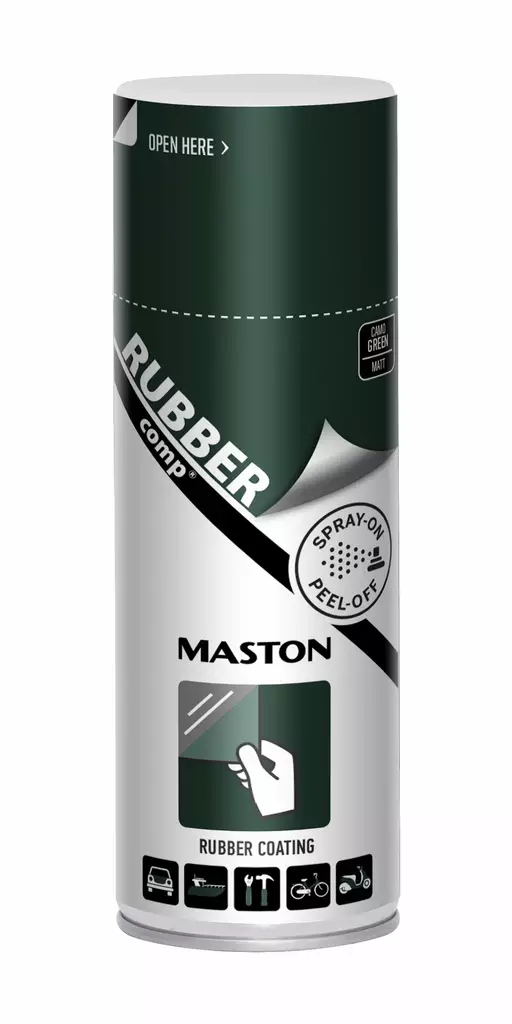 RUBBERCOMP 400ML VIHREÄ MATTA - Spraymaalit - 6412490028664 - 1