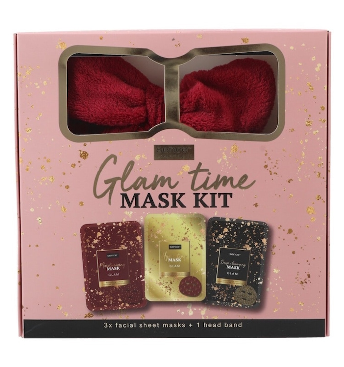 3klp kasvomaskeja ja hiuspanta - Naisten kosmetiikkapakkaukset - 8720604319774 - 1