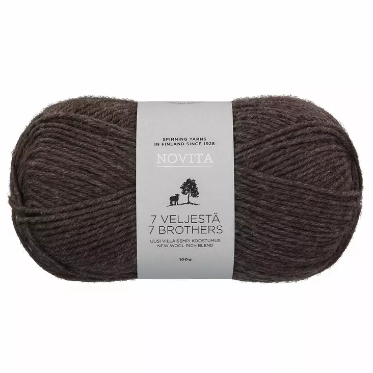 Novita 7 veljest=C3=A4 064 korvasieni - Sukkalangat - 6412618201214 - 1