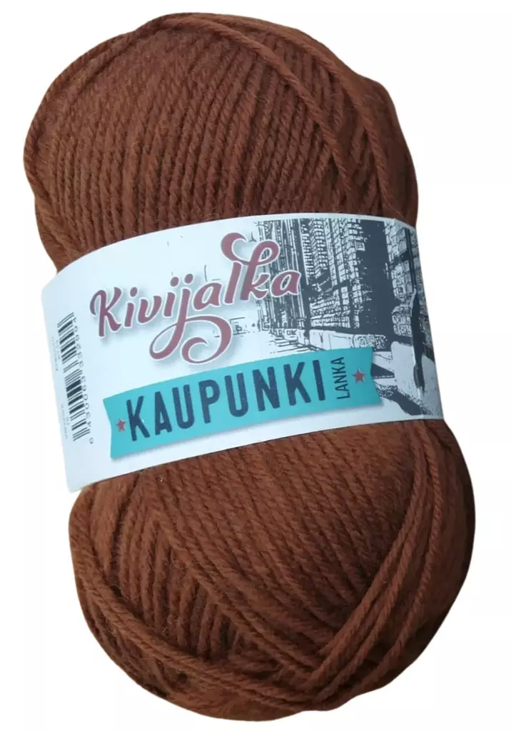 Lanka Kivijalka 16 Toffeenruskea 100 g - Sukkalangat - 6430063332994 - 1