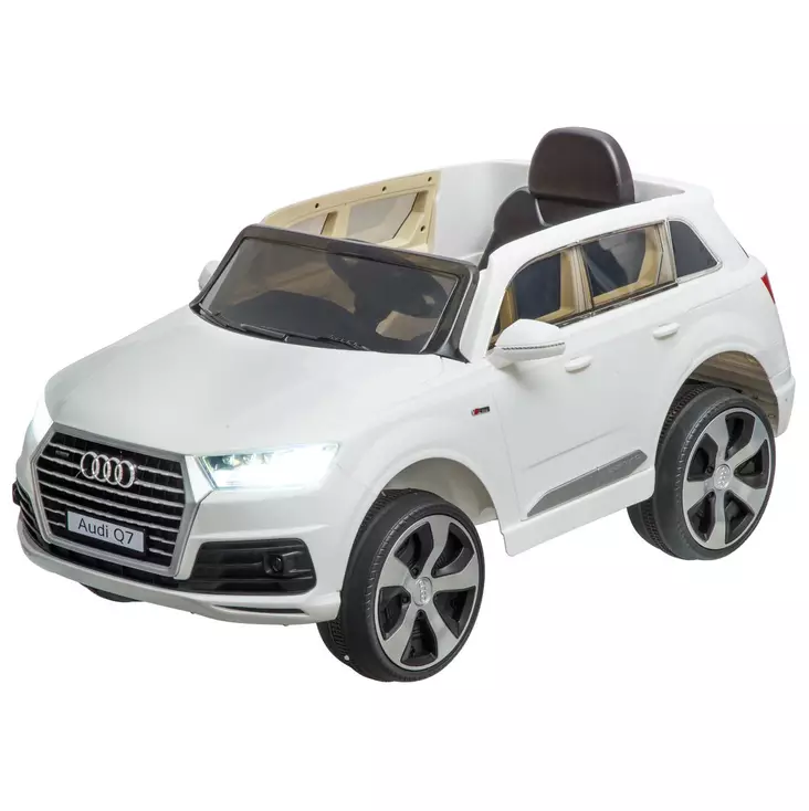 LASTEN SÄHKÖAUTO SÄHKÖAUTO AUDI Q7 12V VALKOINEN - Leluajoneuvot - 6410413038424 - 1