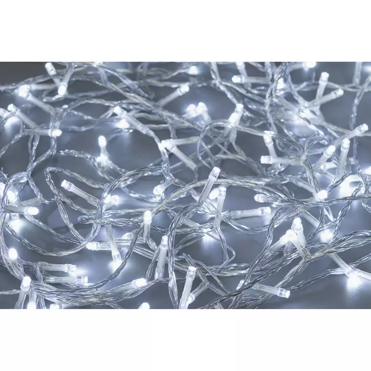 Valoketju 240LED kylmä valkoinen - Valosarjat verkkovirta - 6410412846204 - 1