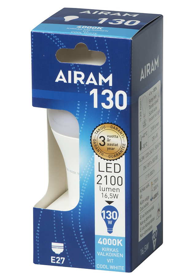 LED 16,5W/840 E27 A60 CL - Lamput E27 kanta - 6435200215284 - 1