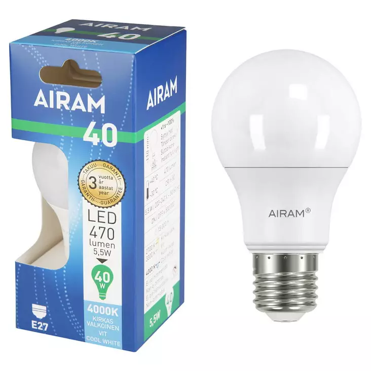 LED OP A60 5,5W/840 E27 - Lamput E27 kanta - 6435200248664 - 1