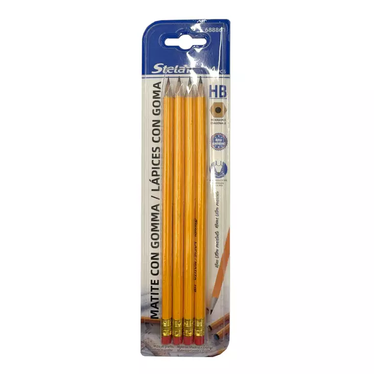 Lyijykynä 4kpl pkt - Yleiset konttoritarvikkeet - 6438506012694 - 1