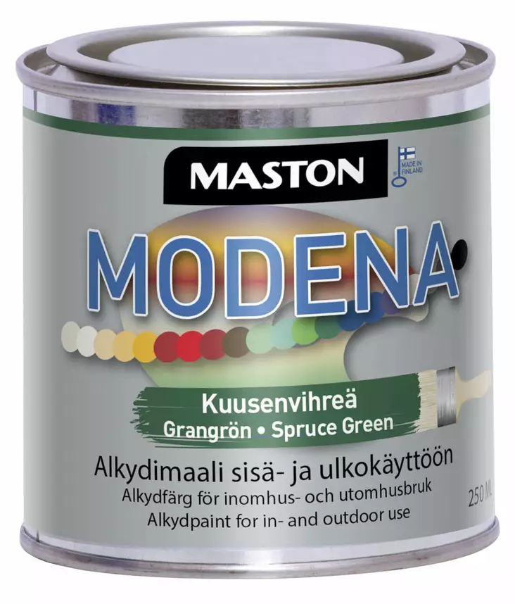 MAALI Maali Modena kuusenvihreä 250ml - Ulkomaalit - 6412496043944 - 1