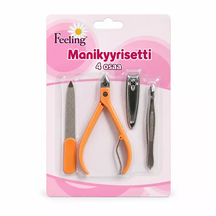 MANIKYYRISETTI sakset,viila,pihdit,pinse - Kynsisakset, -leikkurit ja -viilat - 6438159152044 - 1