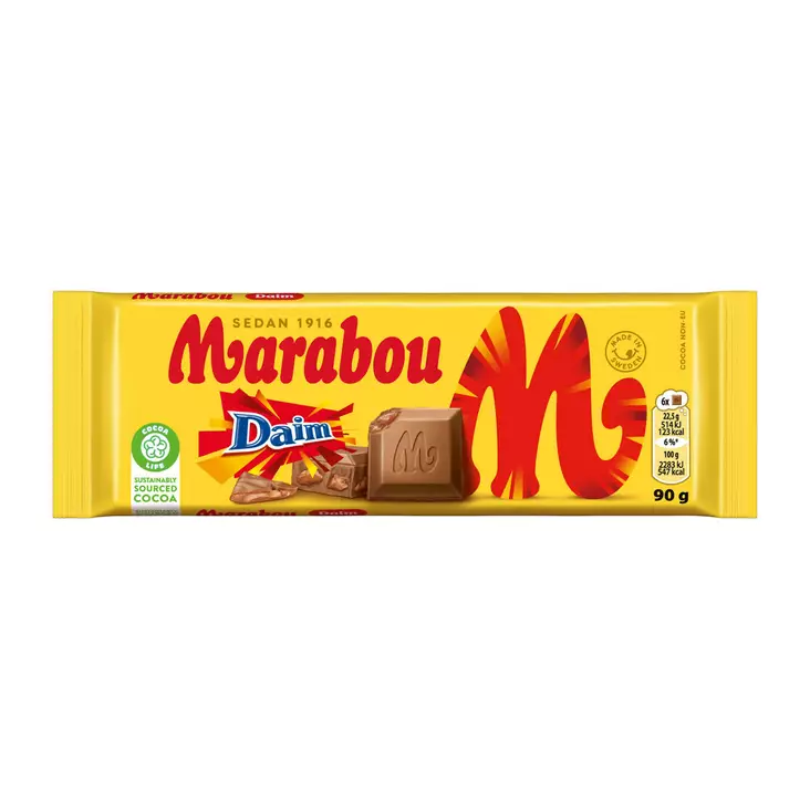 Marabou Daim suklaalevy 90g - Suklaat - 7622202277764 - 1