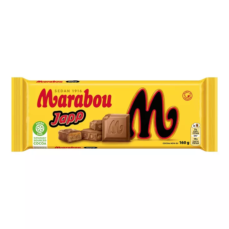 Marabou Japp suklaalevy 160g - Suklaat - 7622202276934 - 1