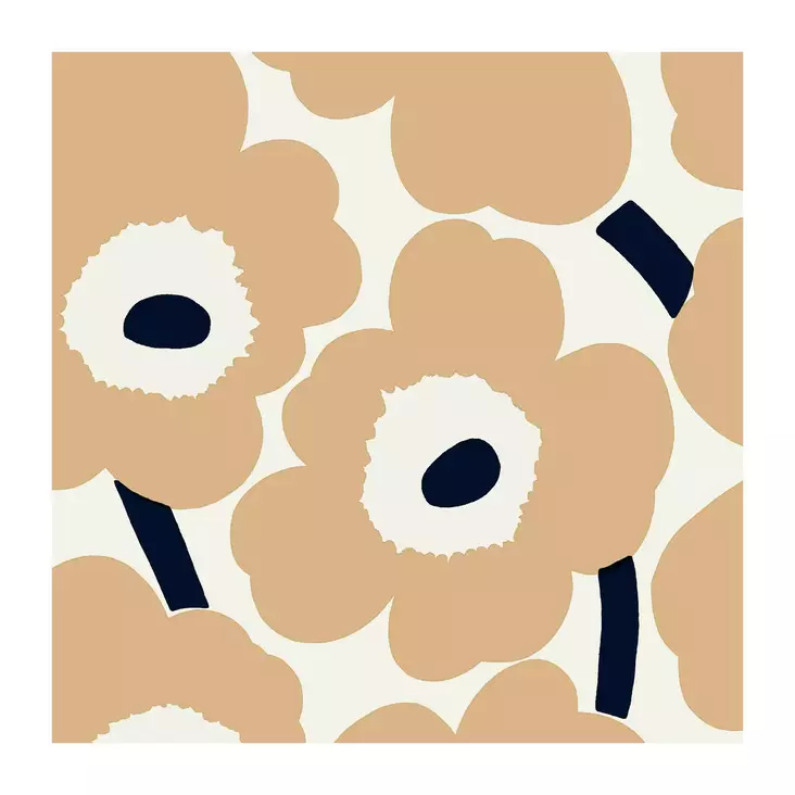 Marimekko lautasliina Unikko 33cm - Lounas-servetit 33x33 - 6411633140034 - 1