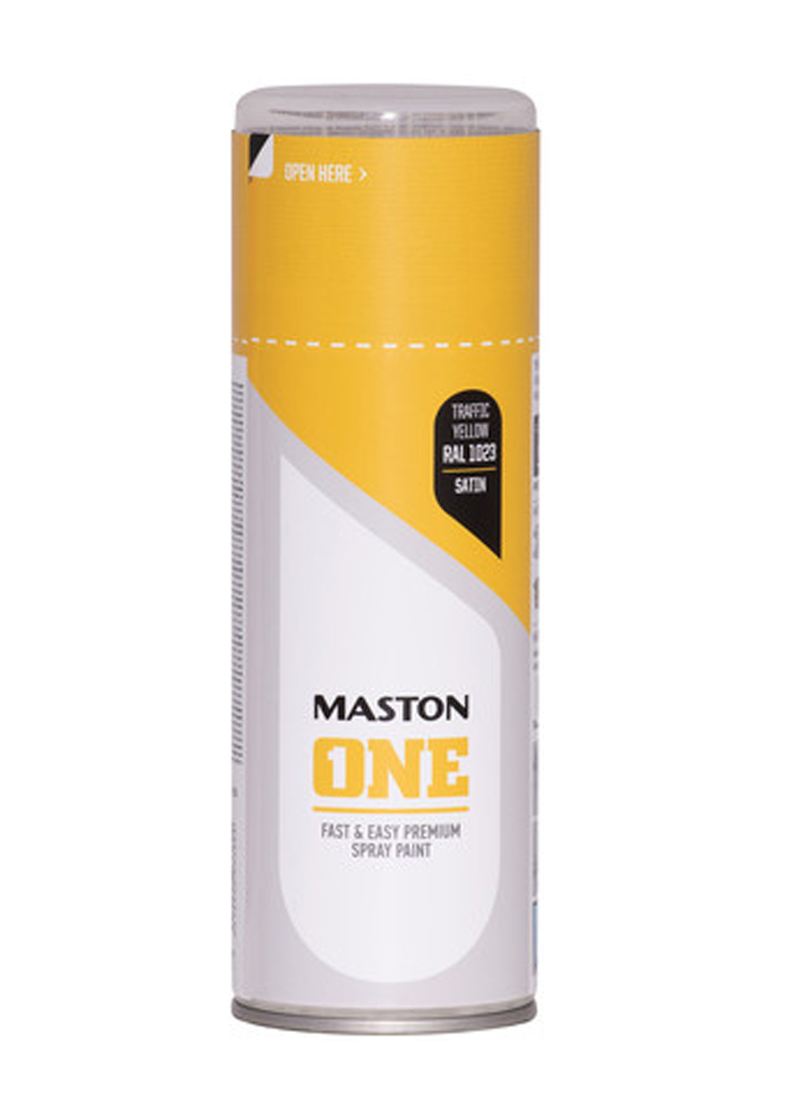 MASTON ONE LIIKENNEKELTAINEN 1023 400ML - Spraymaalit - 6412490033804 - 1