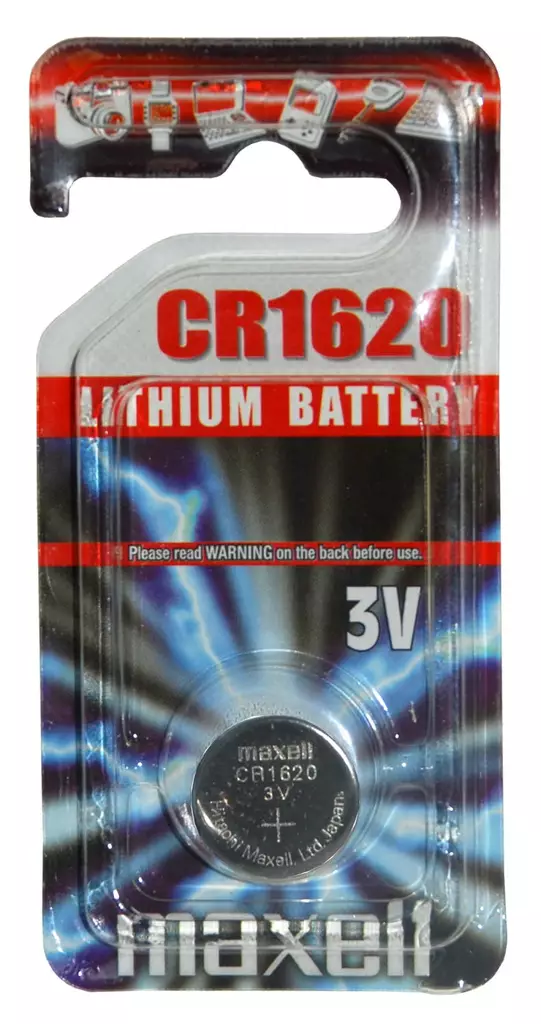 MAXELL CR 1620 1-pack - Nappiparistot - 4902580104894 - 1