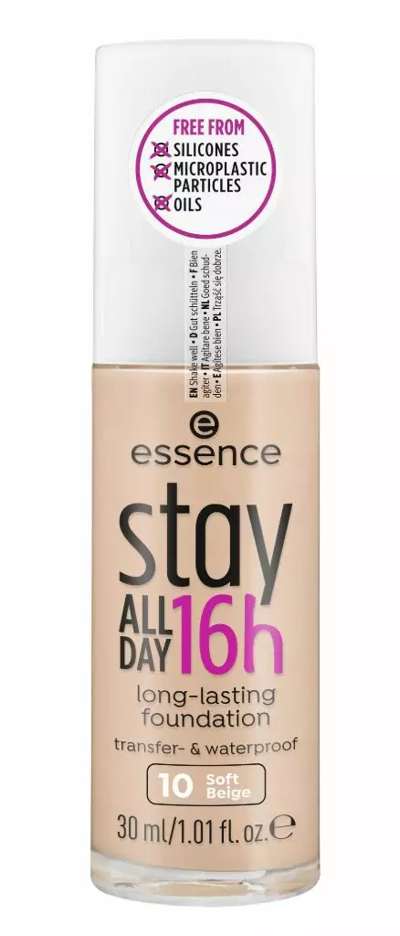 MEIKKIVOIDE essence stay ALL DAY 16h pitkäkestoinen meikkivoide 10 30ml - Meikkivoiteet ja peitevoiteet - 4059729308184 - 1
